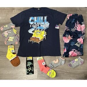 SpongeBob SquarePants Comfy Sleepwear And Socks